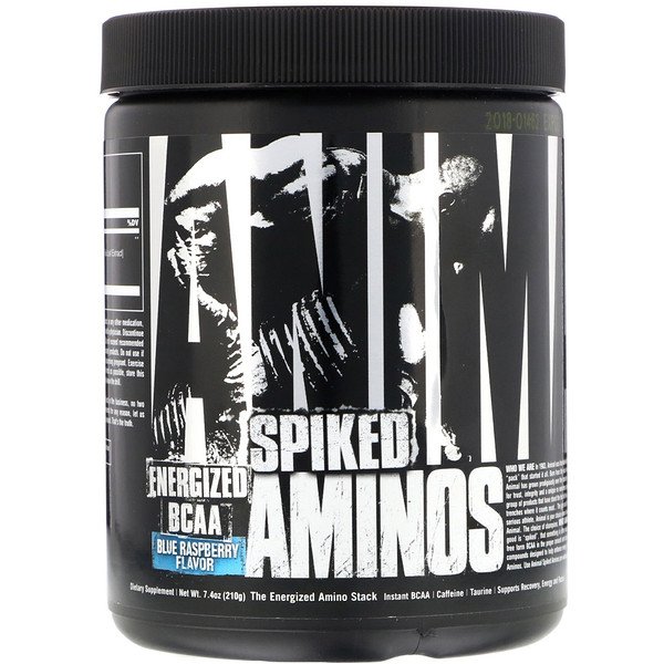 Universal Nutrition, アニマル、強化アミノ酸、ブルーラズベリー、7.4 oz (210 g)