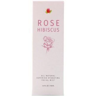 Reviva Labs, Rose Hibiscus Hydrating Facial Mist , 4 fl oz (118 ml)