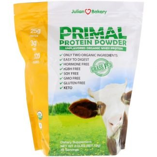 Julian Bakery, オーガニック、基本的プロテインパウダー、無味、2ポンド (907.19 g)