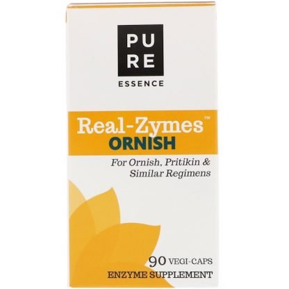 Pure Essence, リアルザイム、オーニッシュ、植物性カプセル90錠