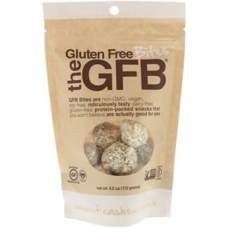 The GFB, グルテンフリーバイツ、ココナッツ・カシュークランチ、4オンス (113 g)