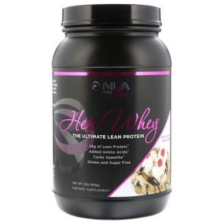 NLA for Her, 女性用ホエイ、究極の低脂肪プロテイン、ピーナッツバター・バナナスプリット、2ポンド (905 g) (Discontinued Item)