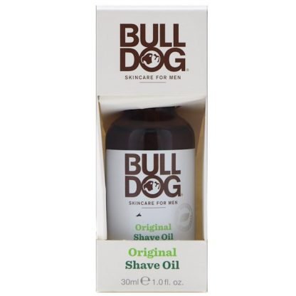 Bulldog Skincare For Men, オリジナル・シェーブオイル、1 fl oz (30 ml)