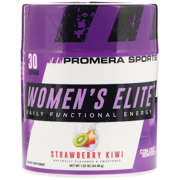 Promera Sports, Women's Elite、デイリーファンクショナルエネルギー、ストロベリーキウイ、1.57オンス (44.48 g)