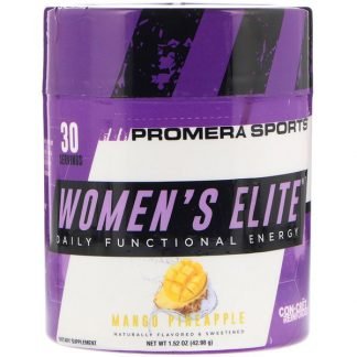 Promera Sports, Women's Elite、デイリーファンクショナルエネルギー、マンゴーパイナップル、1.52オンス (42.98 g)