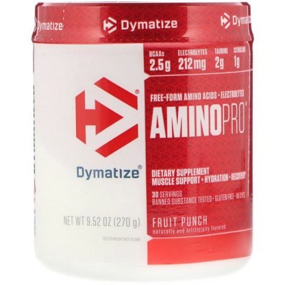 Dymatize Nutrition, アミノプロ、フルーツパンチ、9.52 oz (270 g)