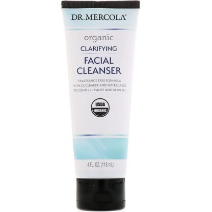 Dr. Mercola, オーガニック くすみ消し フェイシャル クレンザー、4 fl oz (118 ml)