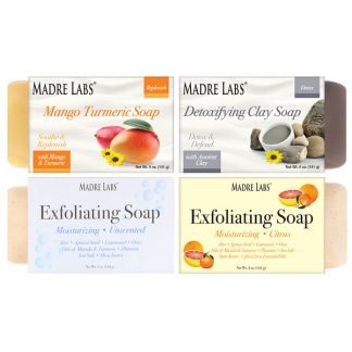 Madre Labs, クレンジング・ソープバー4個、バラエティパック、4種類の香り、各5 oz (141 g)