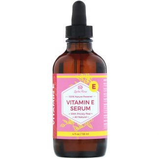 Leven Rose, 100%天然の力、ビタミンEセラム、4 fl oz (118 ml)