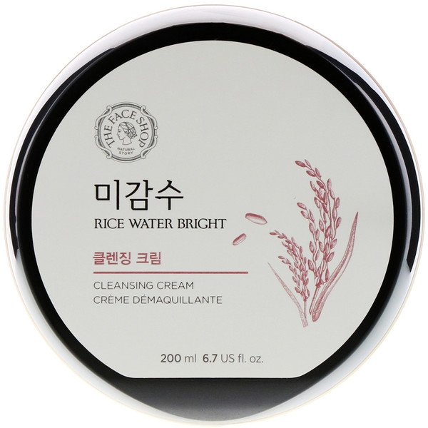 The Face Shop, ライス ウォーター ブライト、クレンジングクリーム、6.7 fl oz (200 ml)
