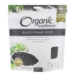 Organic Traditions, 黒ゴマ、227g（8 oz）