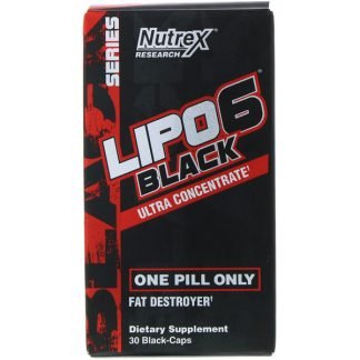 Nutrex Research, Lipo-6ブラック超濃縮、ブラックカプセル30粒