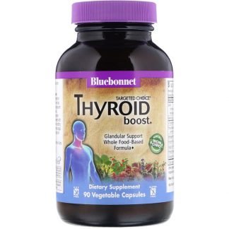 Bluebonnet Nutrition, Targeted Choice、甲状腺強化、植物性カプセル90粒
