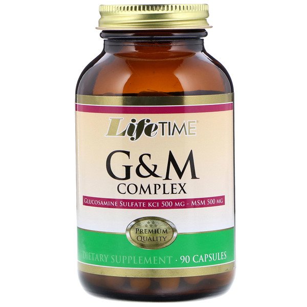 LifeTime Vitamins, Glucosamine & MSM Complex, 90 Capsules