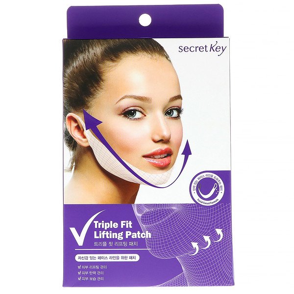 Secret Key, トリプルフィット・リフティングパッチ、5枚、各0.70オンス(20g) (Discontinued Item)