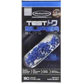 Muscletech, Test HD Super Elite, 90 Liquid Capsules