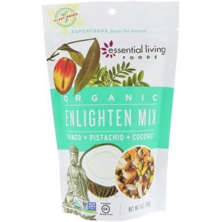 Essential Living Foods, オーガニック、エンライトンミックス、マンゴ+ピスタチオ+ココナッツ、6オンス（170g）