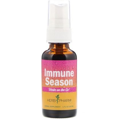 Herb Pharm, ハーブオンザゴー、免疫シーズン、1液量オンス (30 ml)