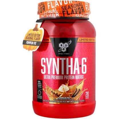 BSN, シンサ-6、超プレミアムプロテインマトリックス、パンプキンパイ、2.91 lb (1.32 kg)