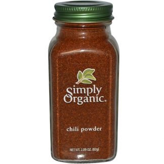 Simply Organic, チリパウダー, 2.89オンス (82 g)