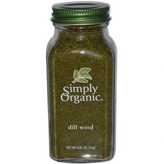 Simply Organic, ディルウィード（Dill Weed＝調味料に使う香りのよいイノンドの糸状の葉）, 0.81オンス (23 g)