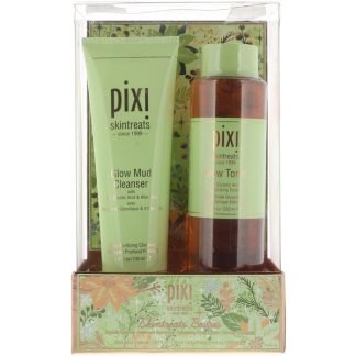 Pixi Beauty, Skin Treats Besties、グローマッドクレンザー+グロートニック、2品キット (Discontinued Item)
