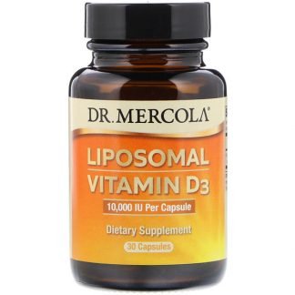 Dr. Mercola, リポソマル・ビタミンD、10,000 IU、 30カプセル