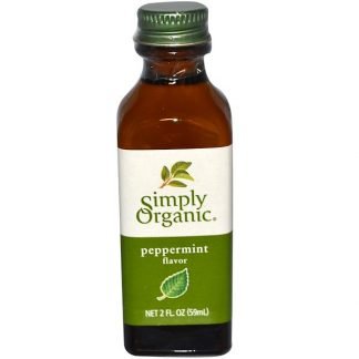 Simply Organic, ペパーミントフレーバー、 2液量オンス (59 ml)