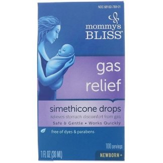 Mommy's Bliss, ガスリリーフ、シメチコン・ドロップ、新生児から、1 fl oz (30 ml)