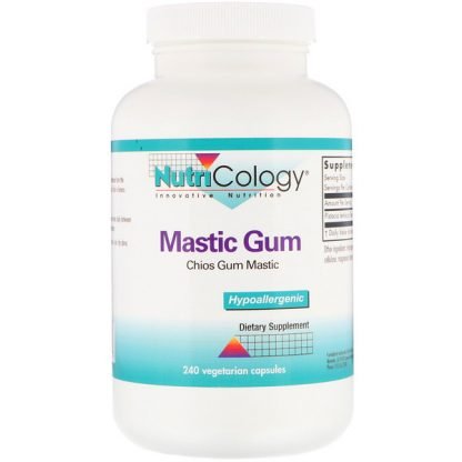 Nutricology, マスティックガム、キオスガムマスティック、240ベジタリアンカプセル