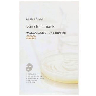 Innisfree, Skin Clinic Mask, Madecassoside, 1 Sheet, 20 ml