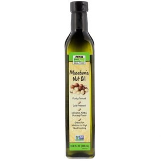 Now Foods, リアルフード、マカダミアナッツオイル、16.9 fl oz (500 ml)