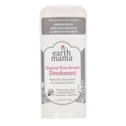 Earth Mama, デオドラント、ナチュラル無香、3 oz (85 g)