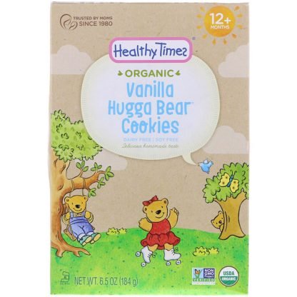 Healthy Times, オーガニック、ハガベアクッキー、バニラ、12ヶ月以上、 6.5 oz (184 g)