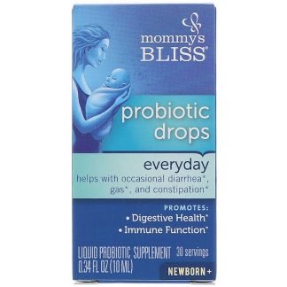 Mommy's Bliss, プロバイオティックドロップス、日常使用、新生児から使用可、0.34液量オンス (10 ml)