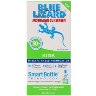 Blue Lizard Australian Sunscreen, キッズ用、日焼け止めSPF 30+、 5 fl oz (148 ml)