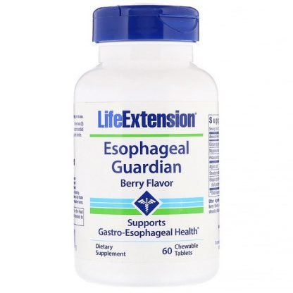 Life Extension, エソファガルガーディアン、ベリーフレーバー、60チュアブル錠