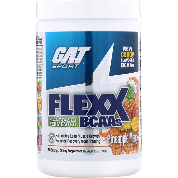 GAT, Flexx BCAA、パイナップルマンゴー、13.7 oz (390 g)