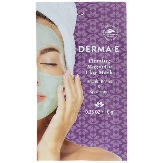Derma E, ファーミングマグネティッククレイマスク、小豆 &スペアミント、0.35オンス ( 10 g)