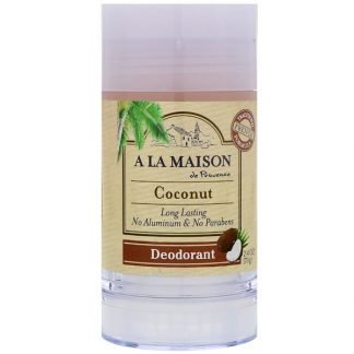 A La Maison de Provence, デオドラント、ココナッツ、2.4 oz (70 g)