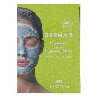 Derma E, ピュリファイング 2-in-1 炭マスク、0.3オンス (8.5 g)