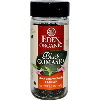 Eden Foods, オーガニック 黒ゴマと天然塩, 3.5 オンス (100 g)