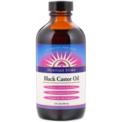 Heritage Store, ブラックキャスターオイル、240ml（8fl oz）