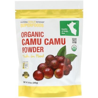 California Gold Nutrition, スーパーフード、オーガニックカミュカミュパウダー、8.5 oz (240 g)
