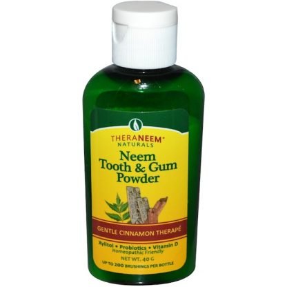 Organix South, Theraneem Naturals、ニーム・トゥース & ガム・パウダー、ジェントル・シナモン・セラプ、 40 g
