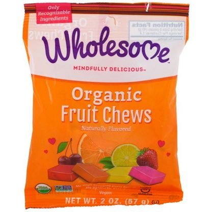 Wholesome Sweeteners, Inc., オーガニックフルーツチュアブル、2 oz (57 g)