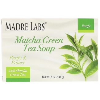 Madre Labs, 抹茶ソープバー、ローズマリー・マルラ・アルガン配合、5 oz (141 g)