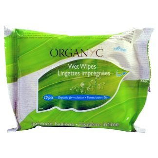 Organyc, ウェットワイプ、 20 個 (Discontinued Item)