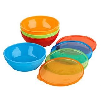 NUK, Gerber Graduates Bunch-a-Bowls、ボウル 4個入り、フタ付き