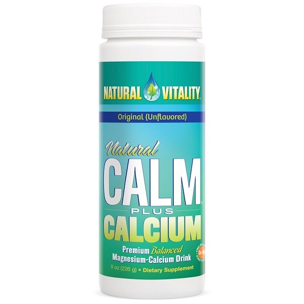 Natural Vitality, ナチュラルカーム プラス カルシウム、 オリジナル (無香)、 8 oz (226 g)